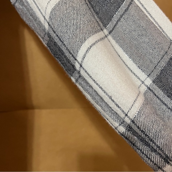 Anthropologie | Akemi & Kin Dalton Embroidered Plaid Flannel Popover Top Size S - Picture 8 of 14